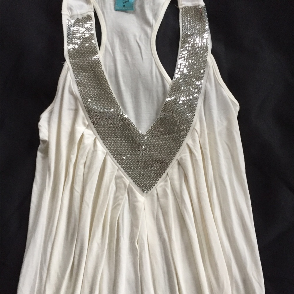 Tank top with sequin detail - Picture 2 of 8